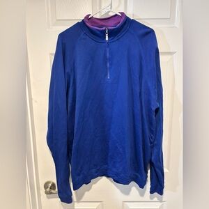 Bobby Jones Quarter-Zip Pima Cotton Quarter Zip Pullover